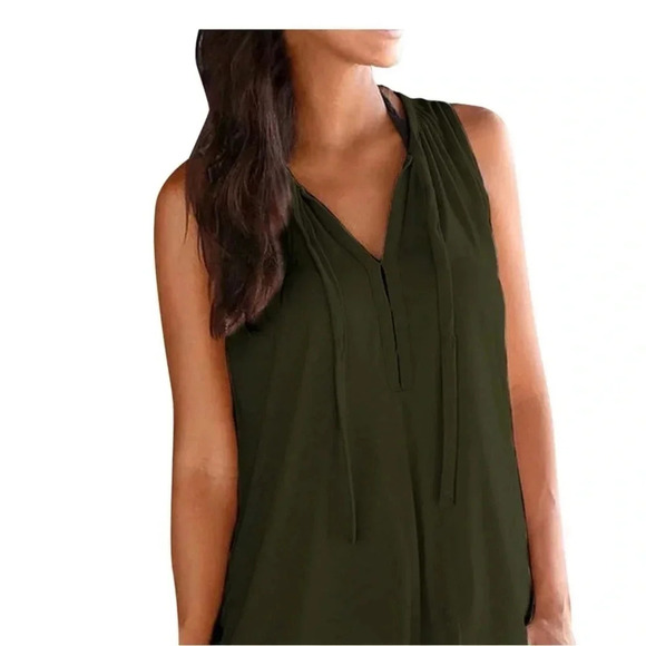 Daniel rain Sleeveless Tunic Tops for Women - Picture 3 of 7